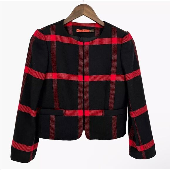 Alice + Olivia Jackets & Blazers - Alice + Olivia Kidman Open Box Jacket